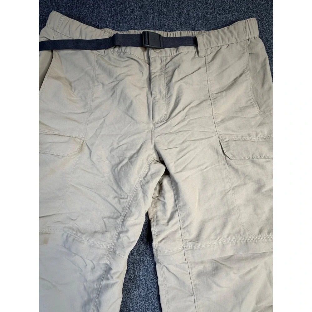 The North Face Mens XXL Paramount‎ Peak II Convertible Cargo Hiking Pants Khaki